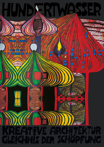 Creative Architecture - Parable of Creation by Friedensreich Hundertwasser
